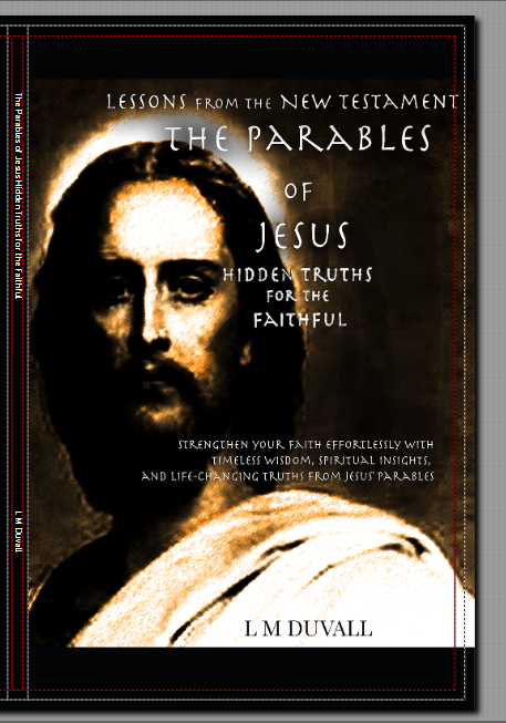 Book cover of 'The Parables of Jesus' with a portrait of a religious figure.