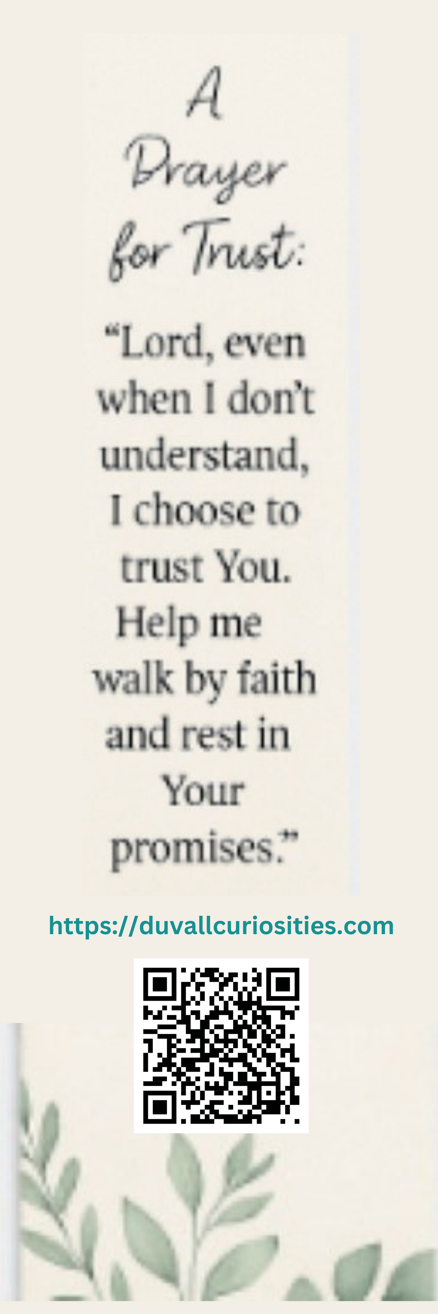 Trusting God in Every Season Bookmark – Green, Purple, or Teal