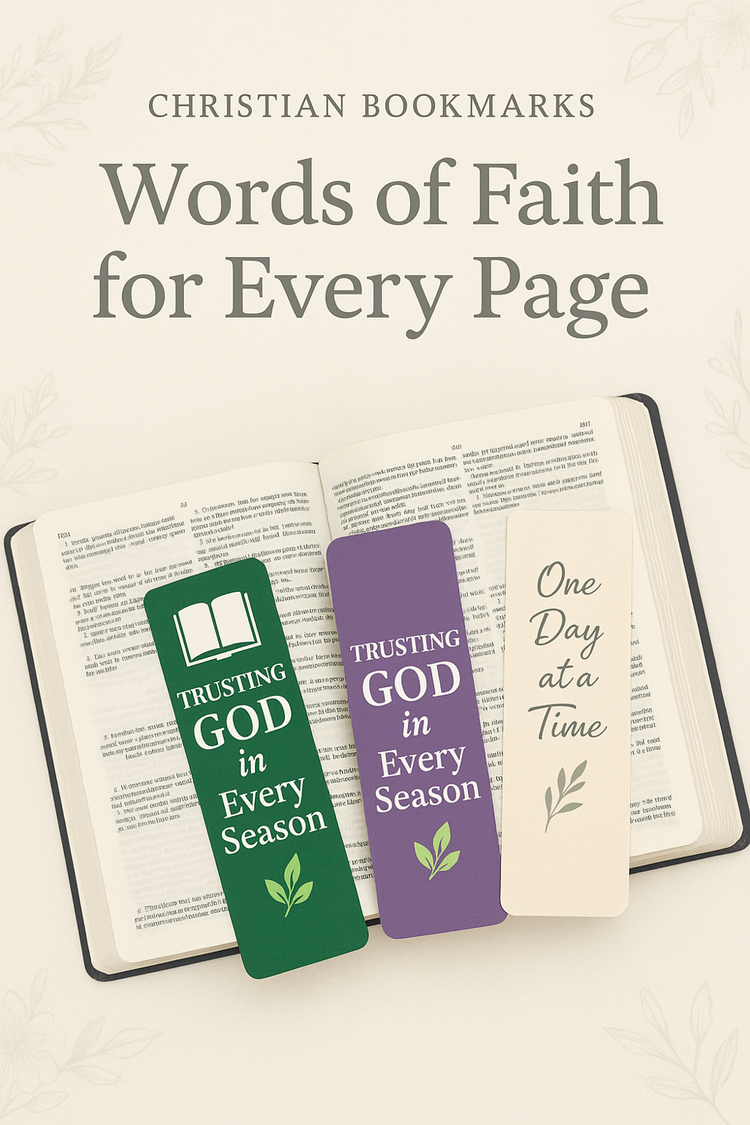 Christian Bookmarks | Words of Faith for Every Page
