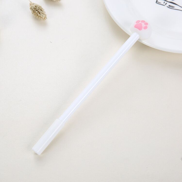 Cute Cartoon Black White Cat Ink Pen