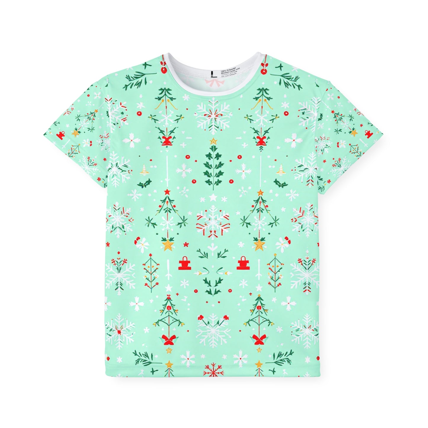 Festive Winter Wonderland Kids T-Shirt - Cozy Holiday Wear