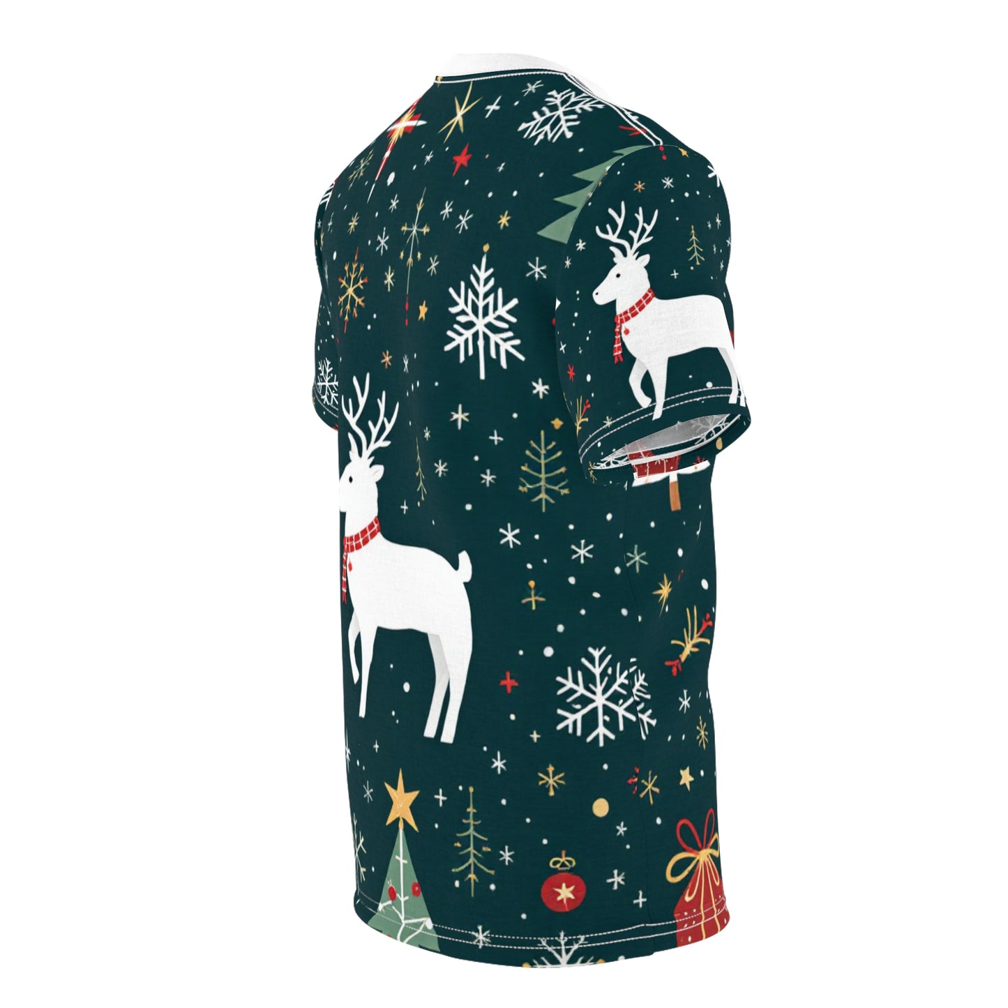 Festive Holiday Reindeer Adult T-Shirt - Cozy & Stylish