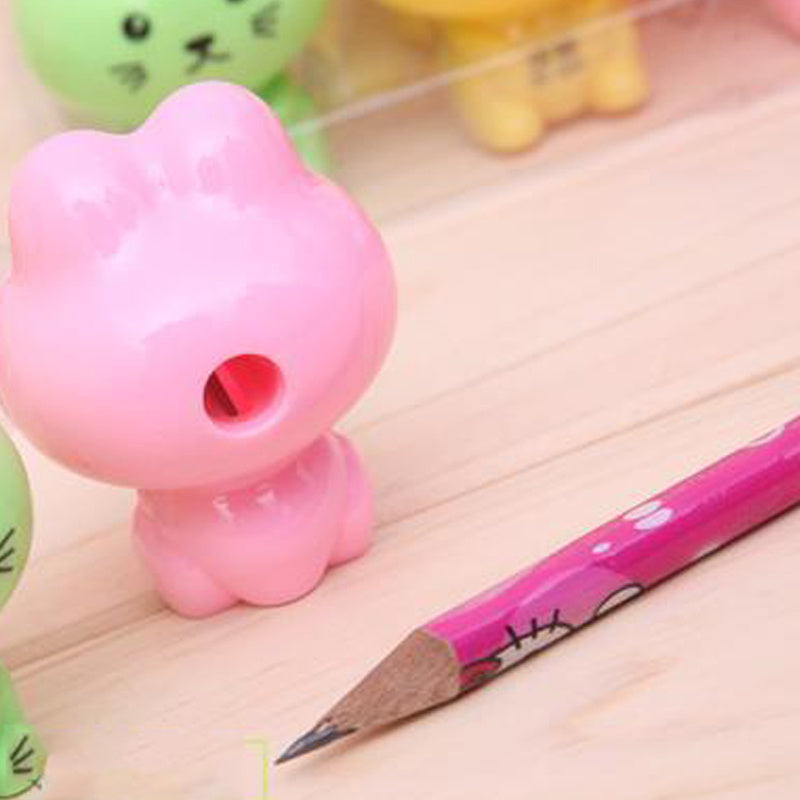 Student Cute Kitten Shape Pencil Sharpener