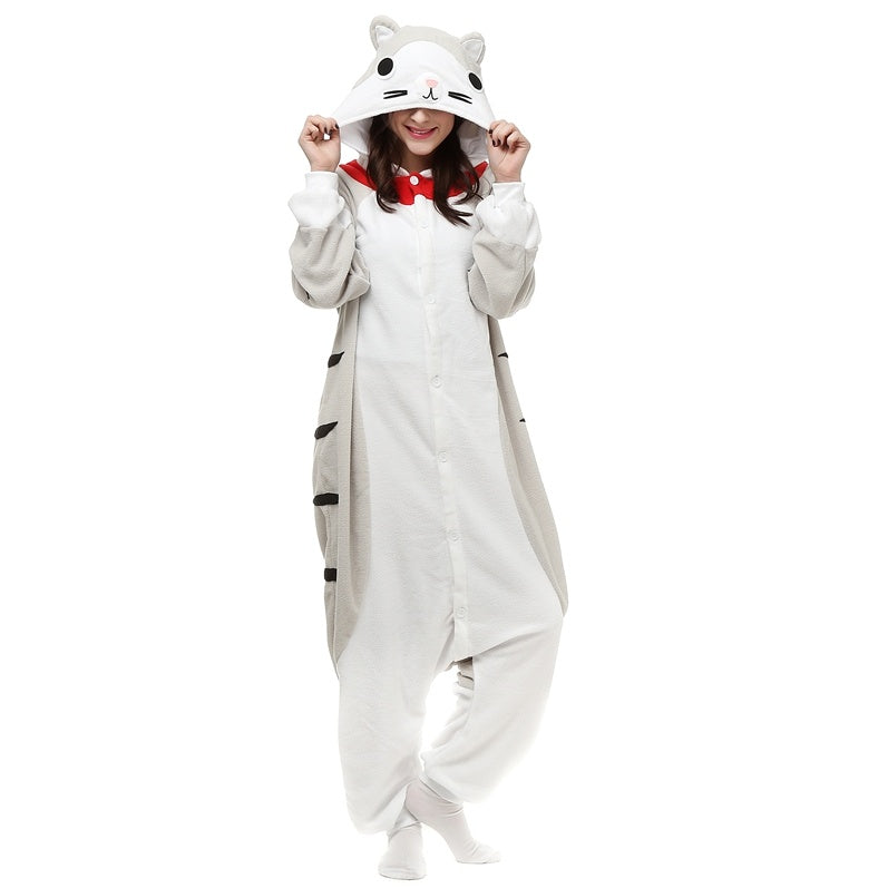 Cat Halloween Fleece Pajama