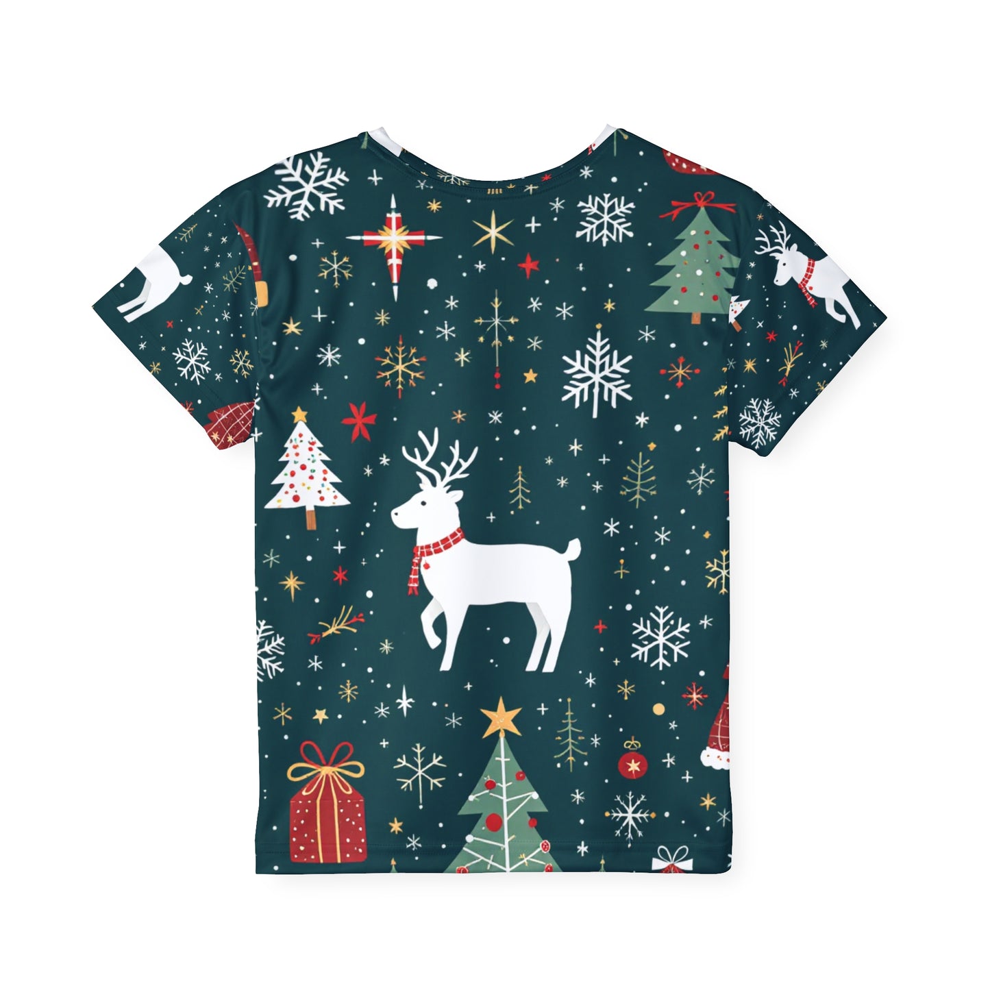 Festive Holiday Reindeer Kids T-Shirt - Cozy & Stylish