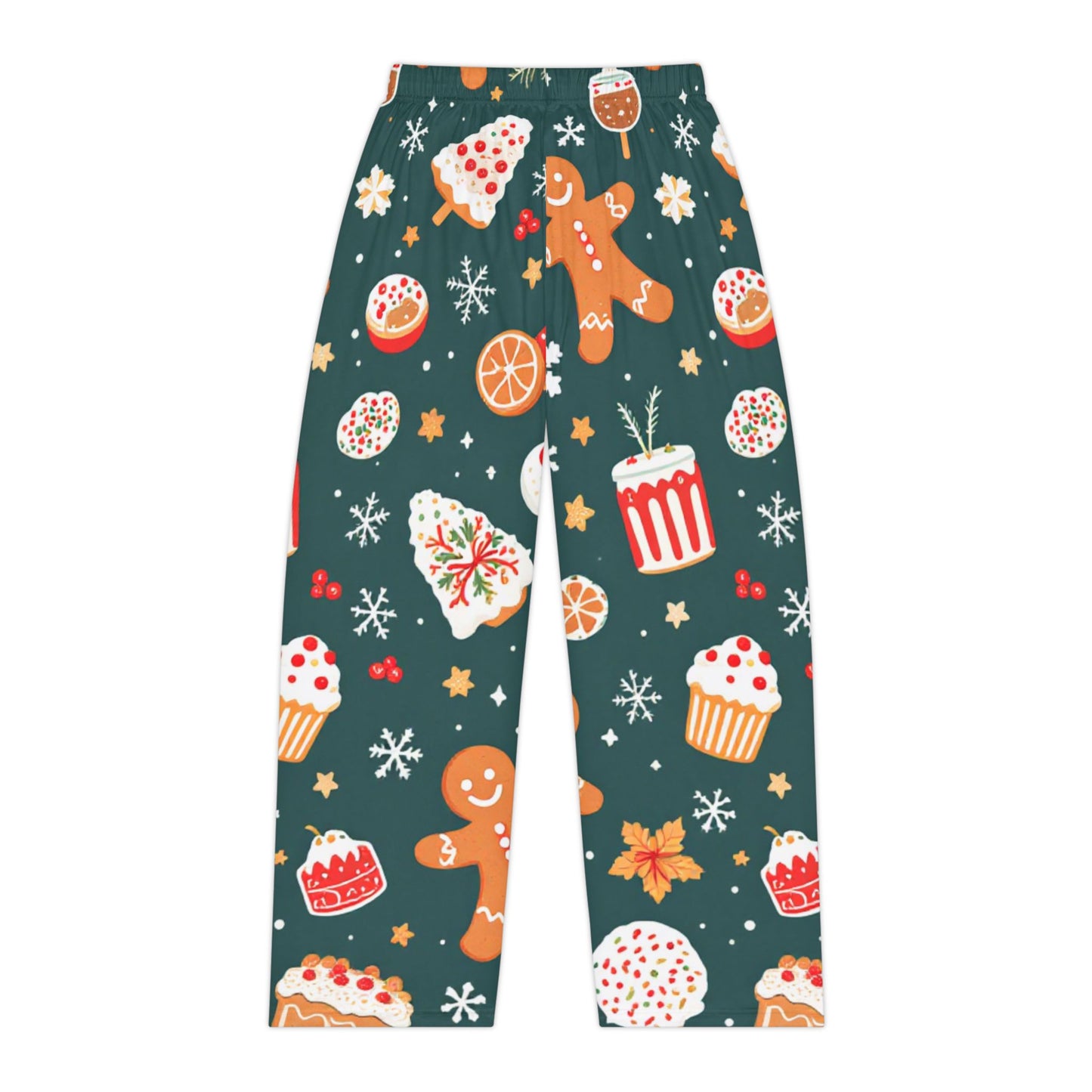 Holiday Treats Women's Pajama Pants - Gingerbread & Sweets Delight