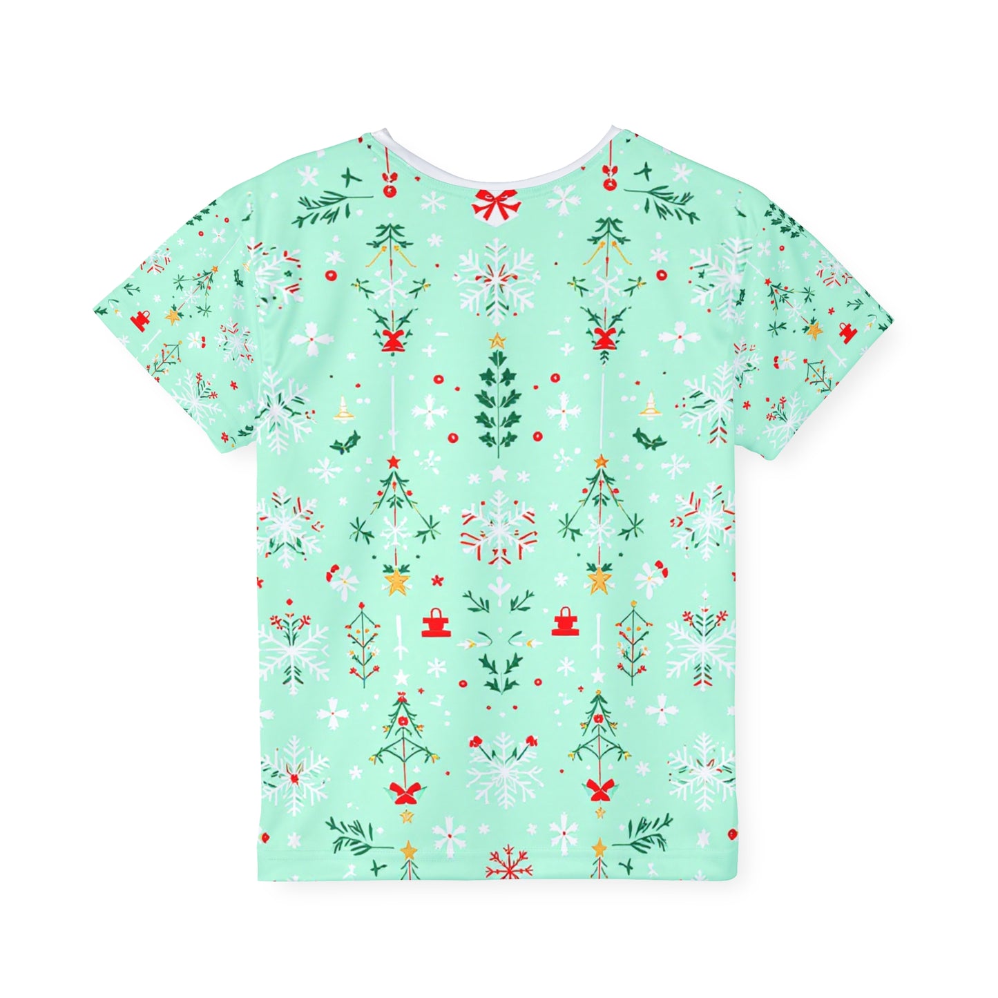 Festive Winter Wonderland Kids T-Shirt - Cozy Holiday Wear