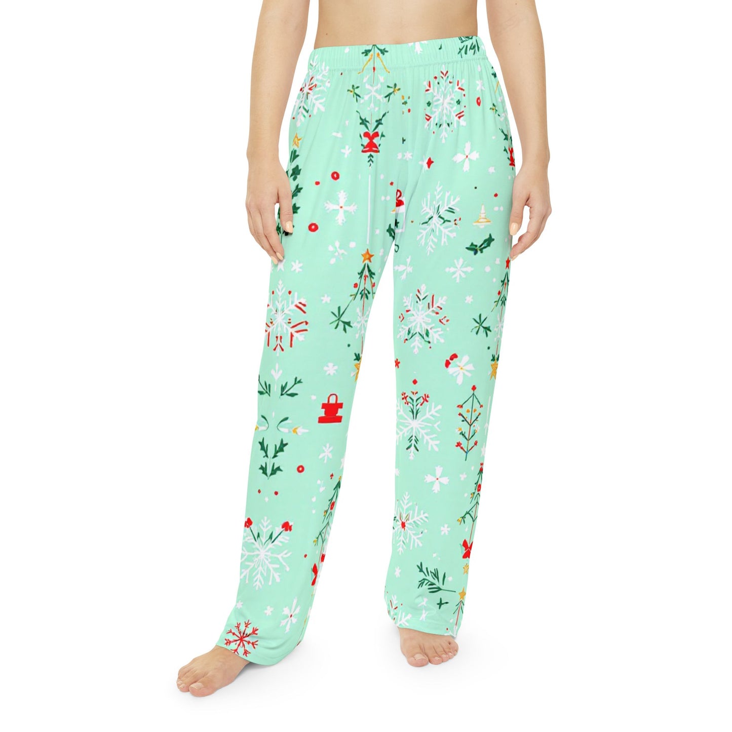 Festive Winter Wonderland Women's Pajama Pants - Cozy Holiday Wear