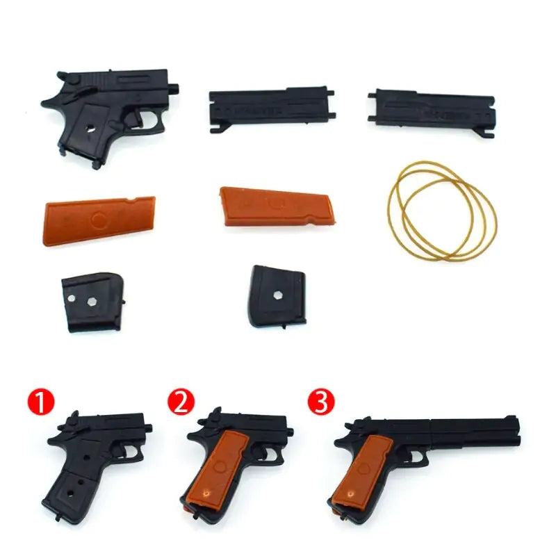 Classic Rubber Band Gun Toy - Fun and Safe Shooting Action for Kids