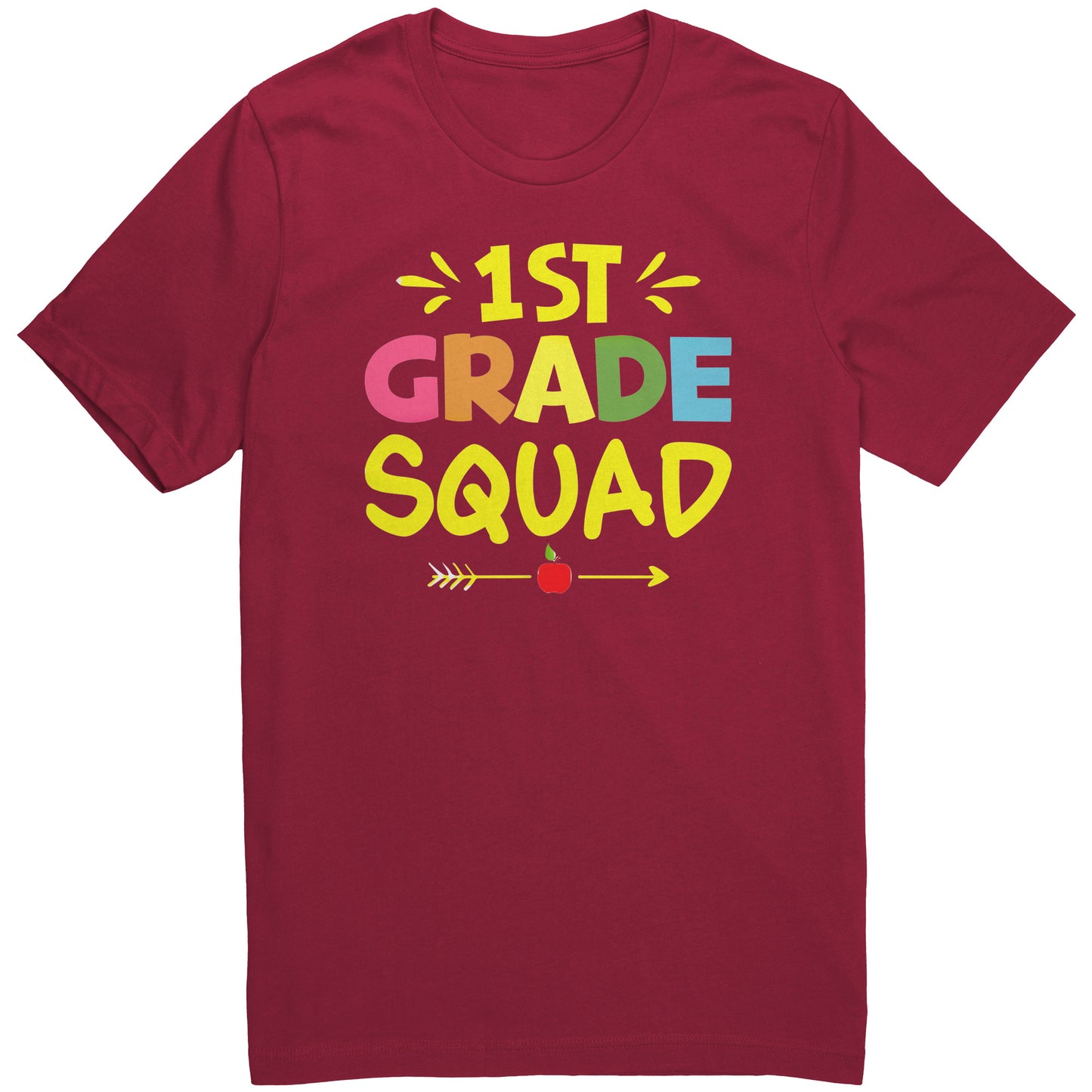 1st Grade Squad Adult T-shirt