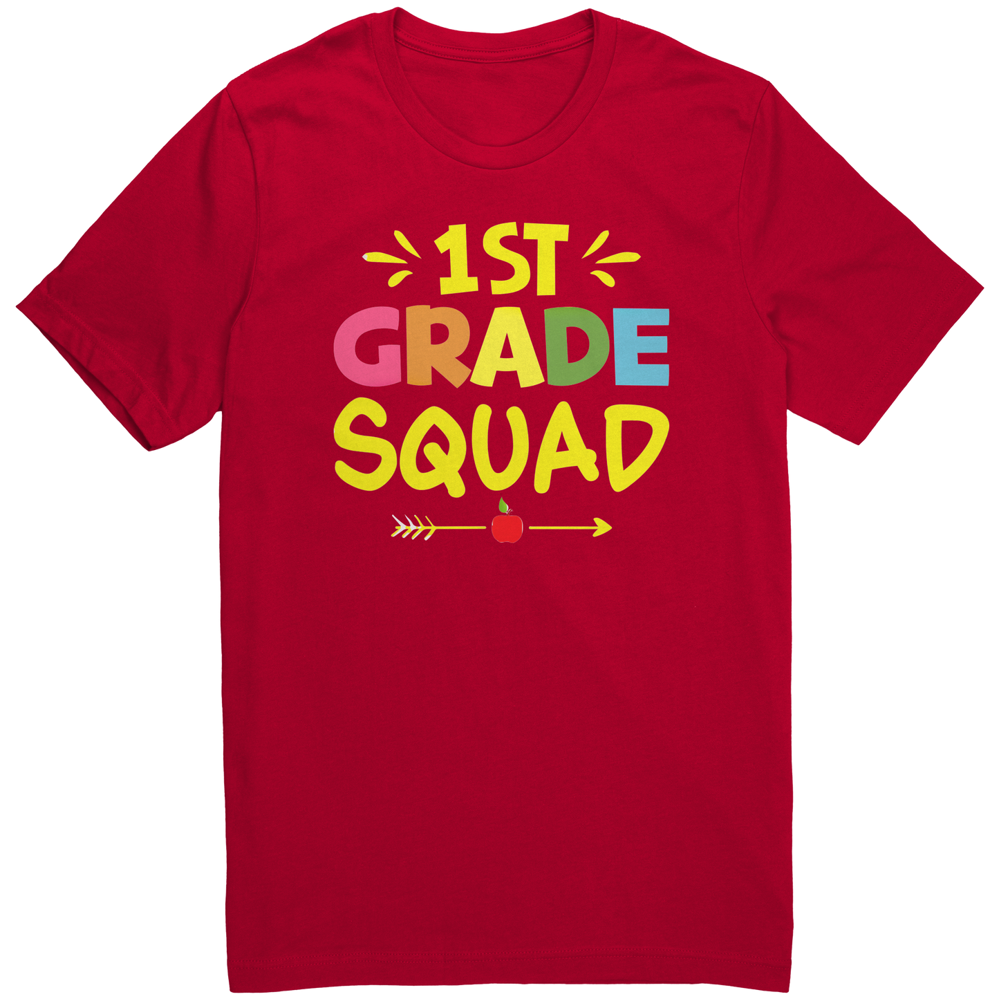 1st Grade Squad Adult T-shirt