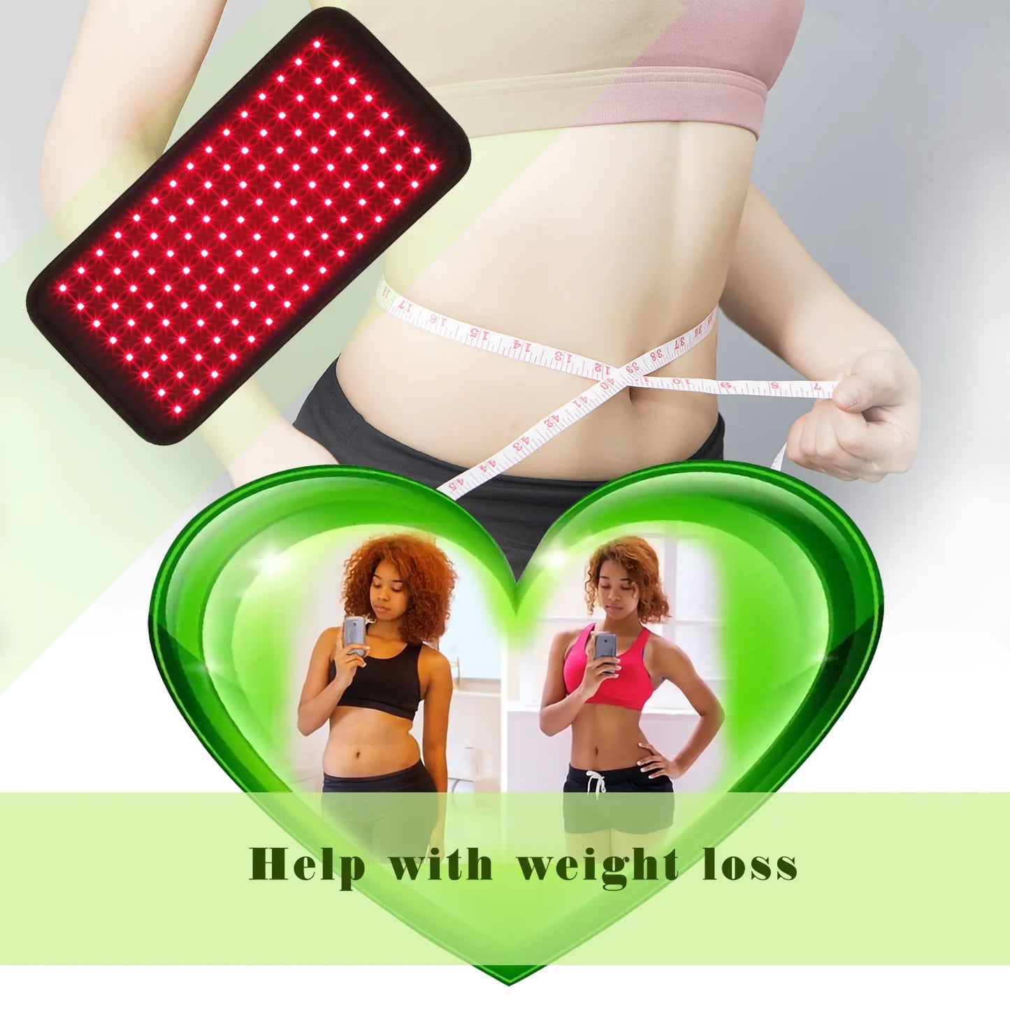 Infrared Light Therapy Belt - Pain Relief and Muscle Relaxation at Home