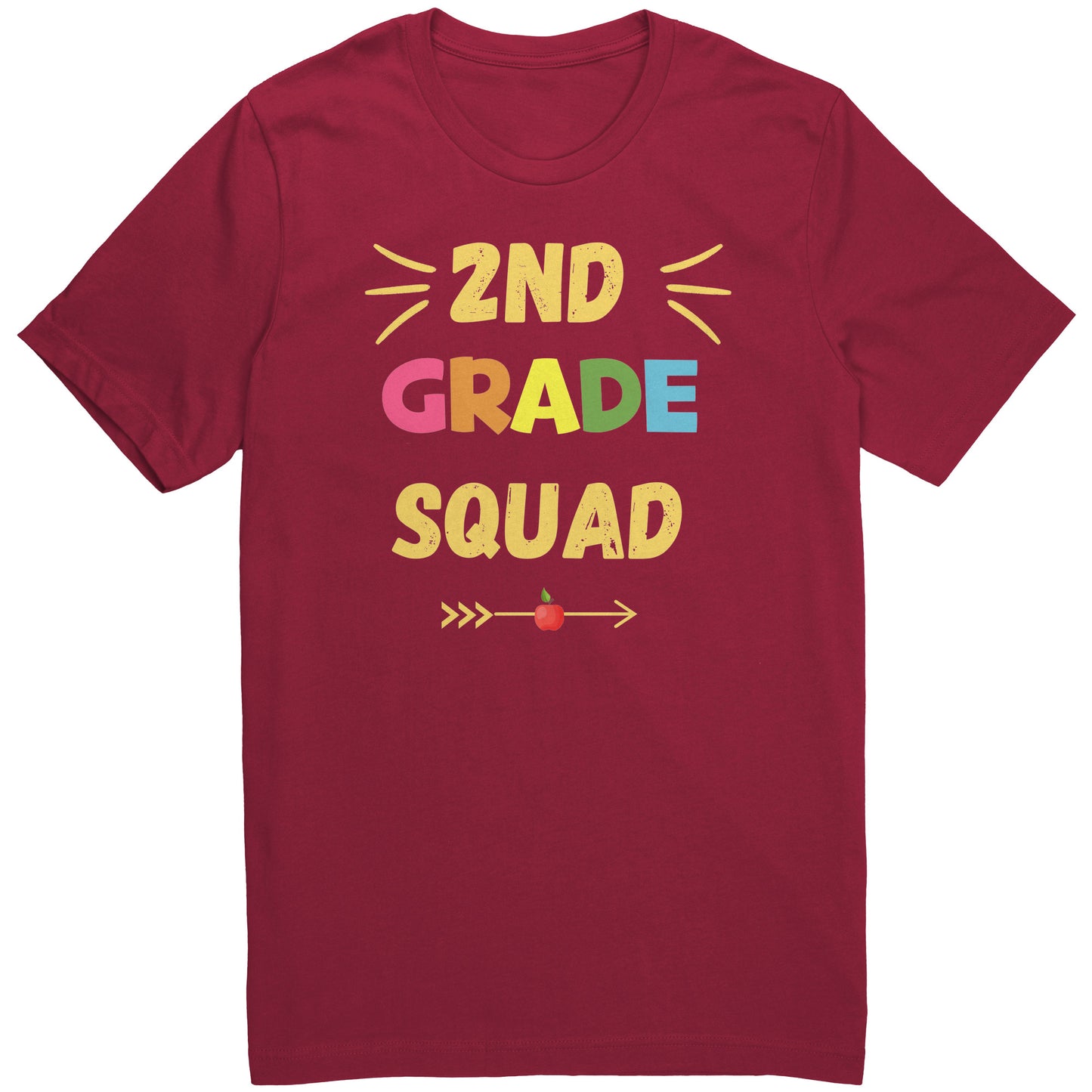 2nd Grade Squad Adult T-shirt