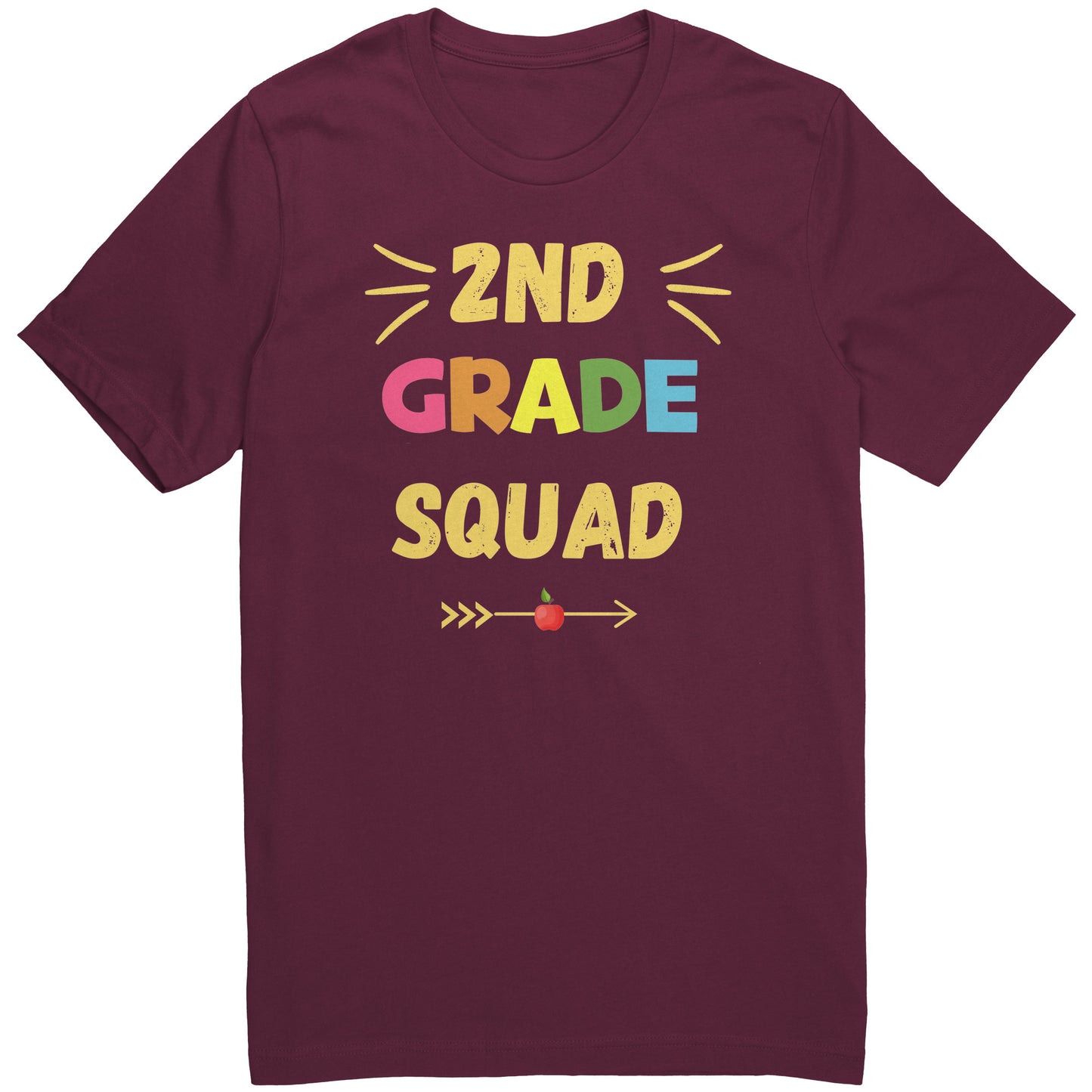 2nd Grade Squad Adult T-shirt