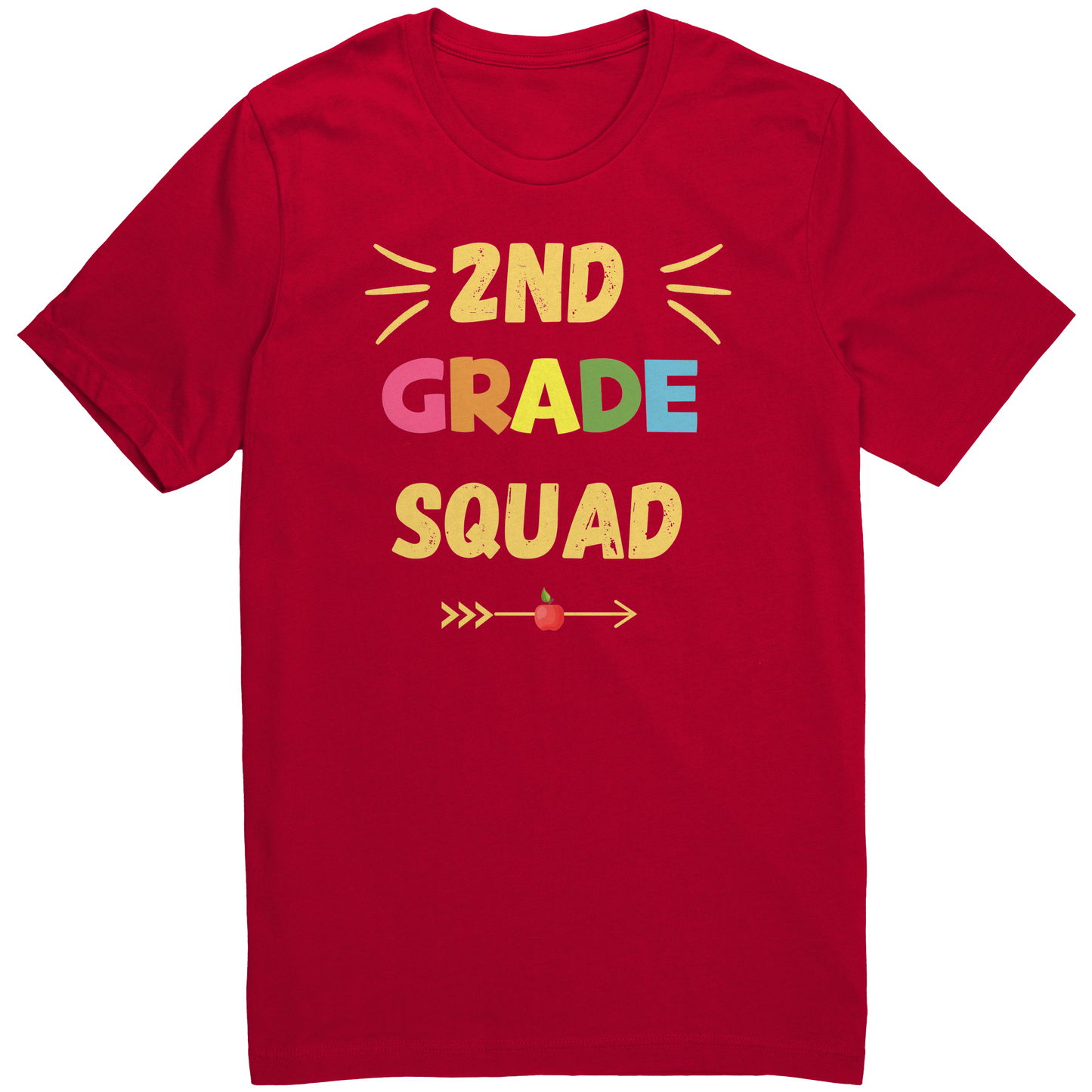 2nd Grade Squad Adult T-shirt