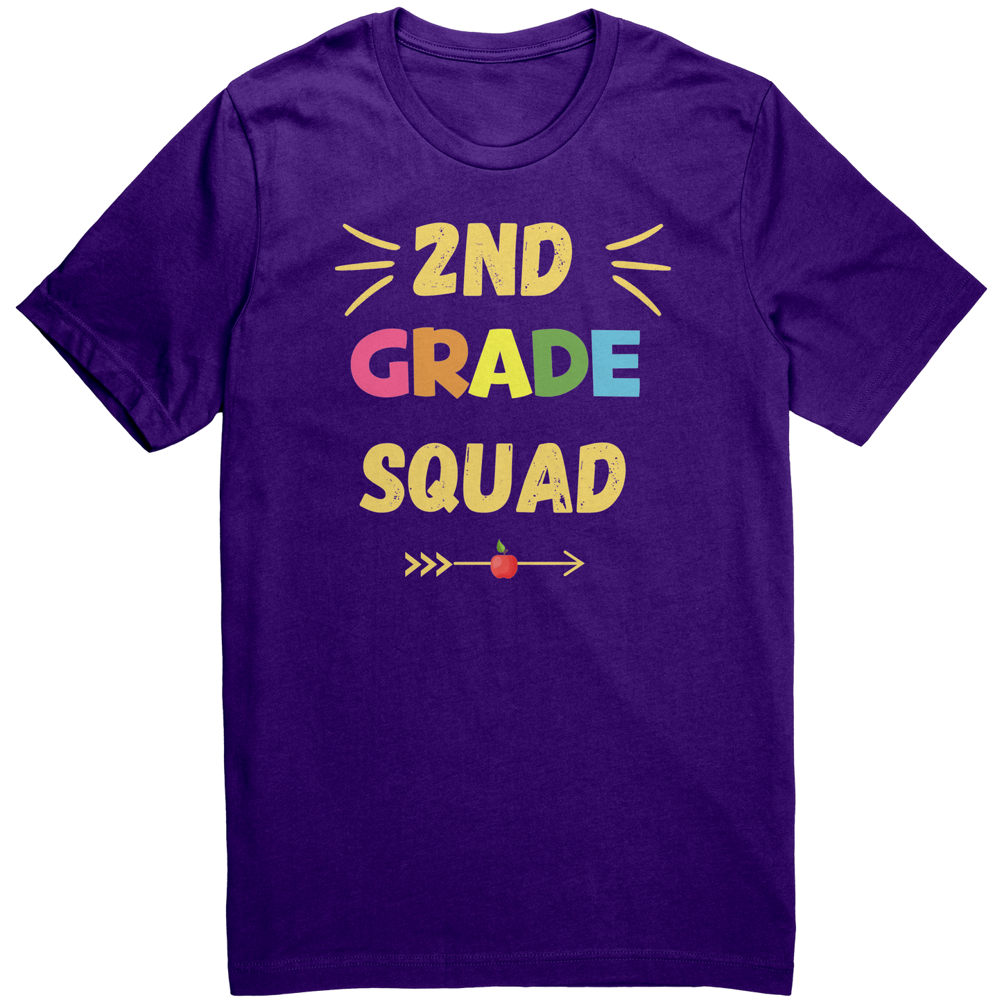 2nd Grade Squad Adult T-shirt