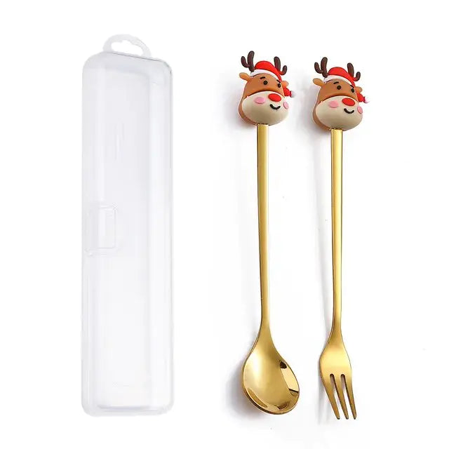 Delightful Christmas Cutlery Set: Perfect for Festive Holiday Gatherings