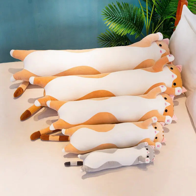 Cozy and Comfortable Soft Plush Long Pillow for Ultimate Relaxation and Support