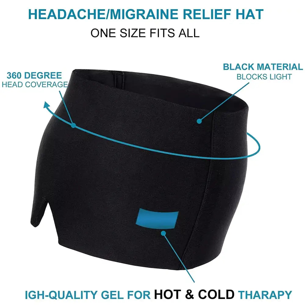 Head Massager & Eye Mask Combo for Ultimate Stress and Pain Relief