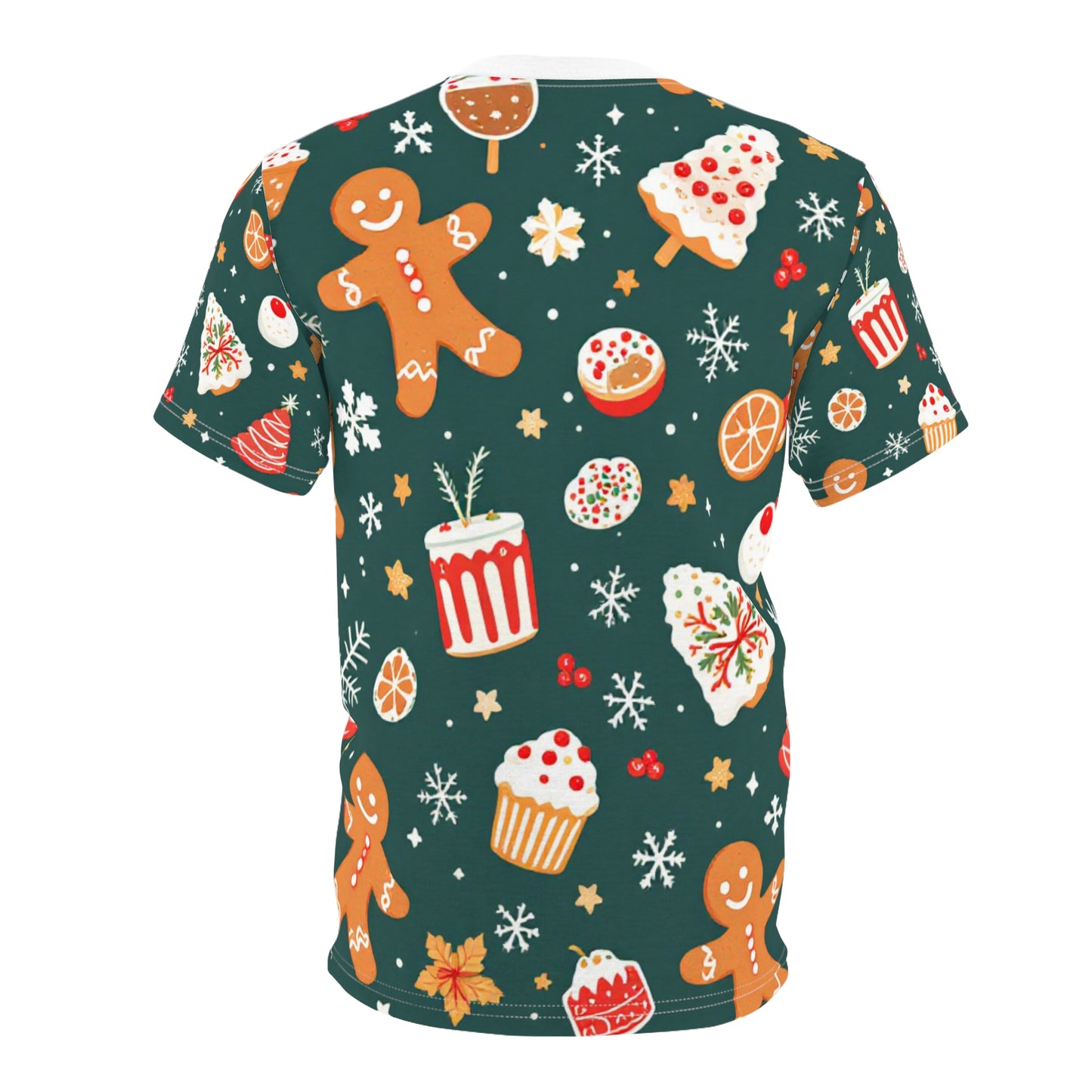 Holiday Treats Adult T-Shirt - Gingerbread & Sweets Delight