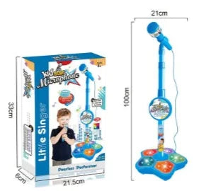 Kids Microphone with Adjustable Stand - Perfect for Little Performers!