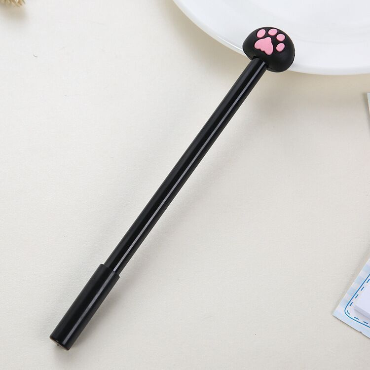 Cute Cartoon Black White Cat Ink Pen