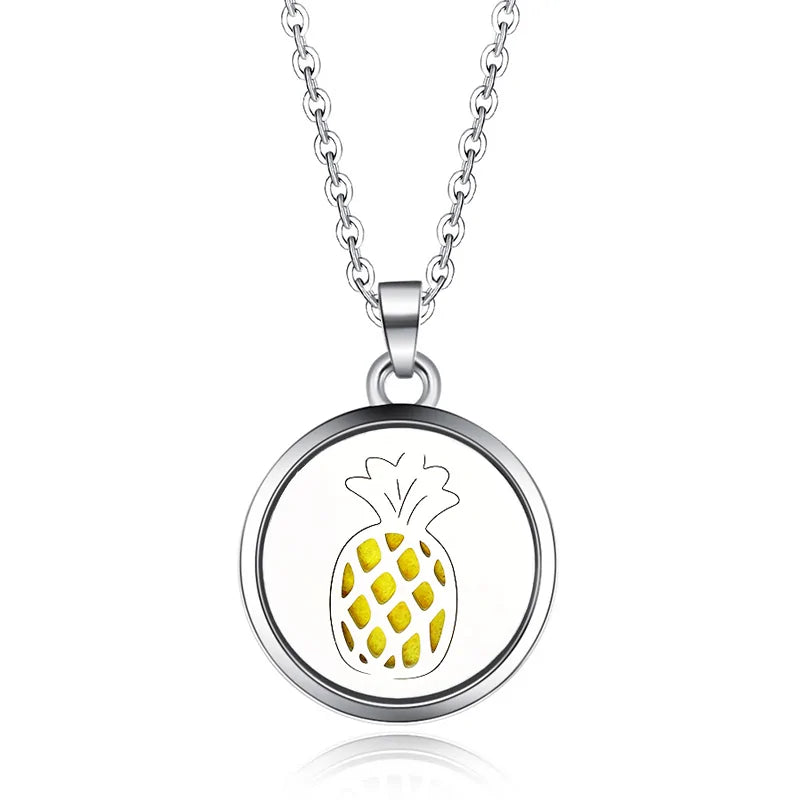 Aromatherapy Pendant Necklace Essential Oil Diffuser for Relaxation and Wellness