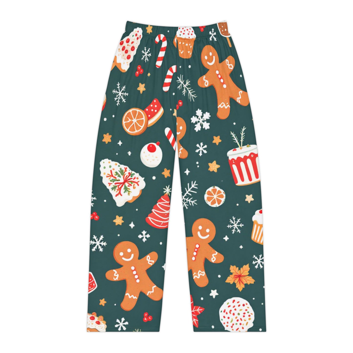 Holiday Treats Women's Pajama Pants - Gingerbread & Sweets Delight