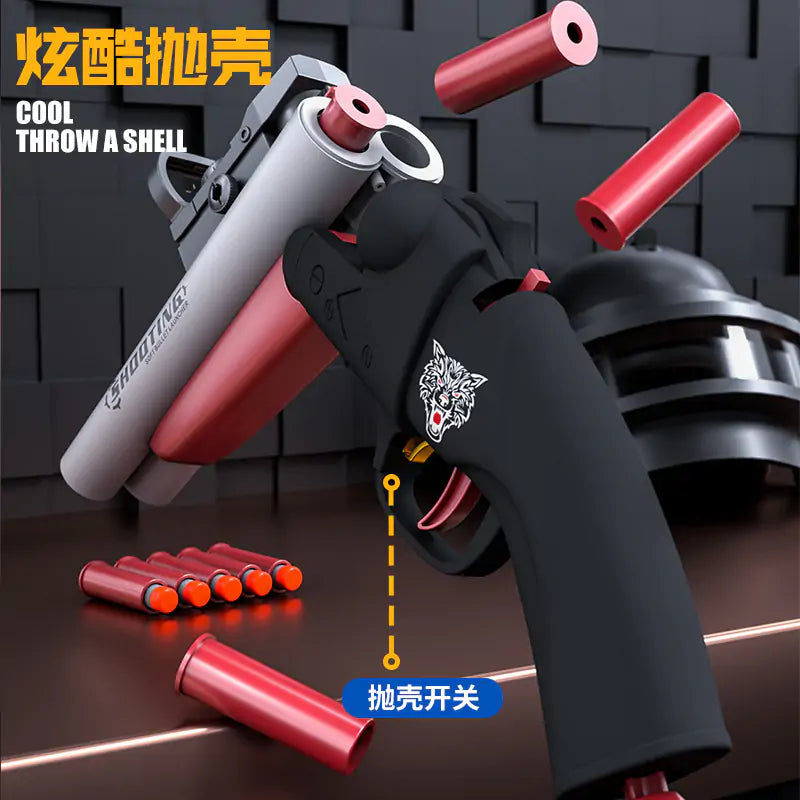 Double-Barreled Toy Gun - Exciting and Safe Fun for Kids of All Ages