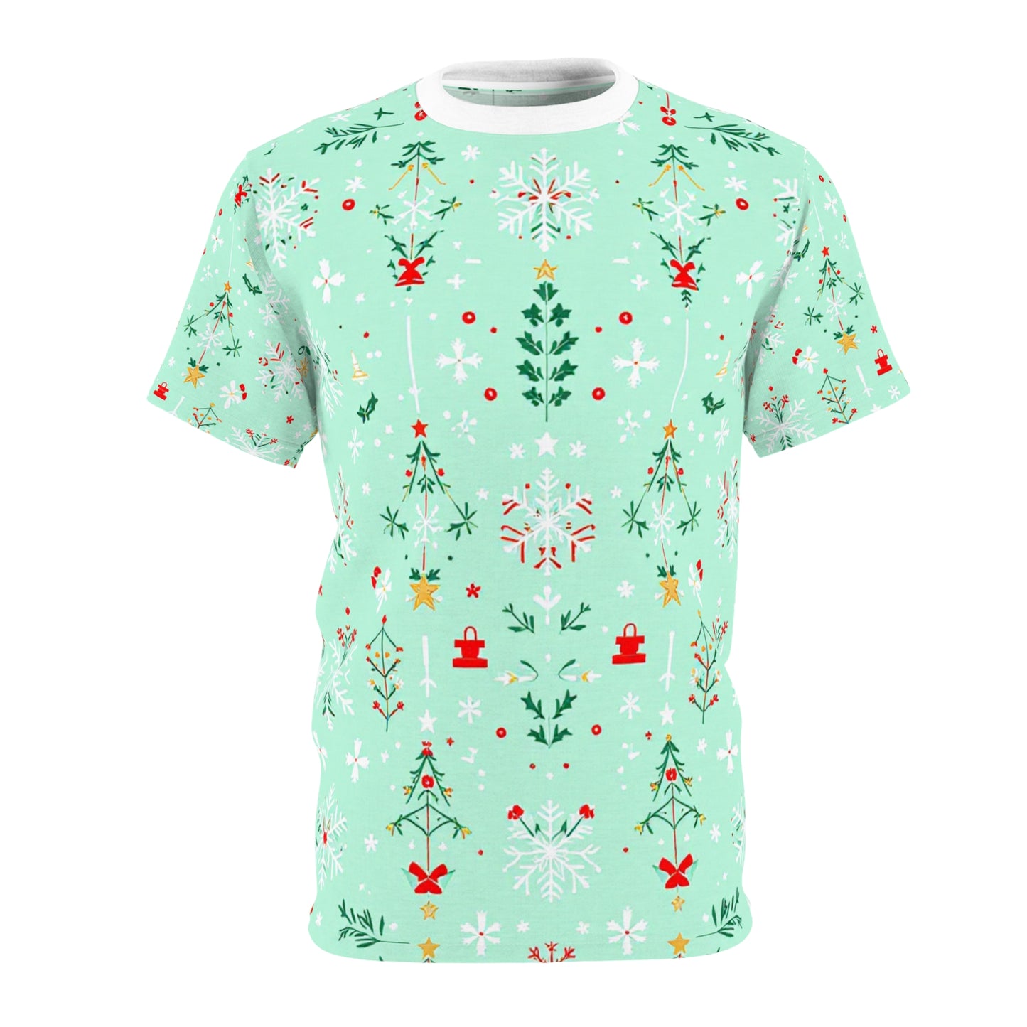 Festive Winter Wonderland Adult T-Shirt - Cozy Holiday Wear