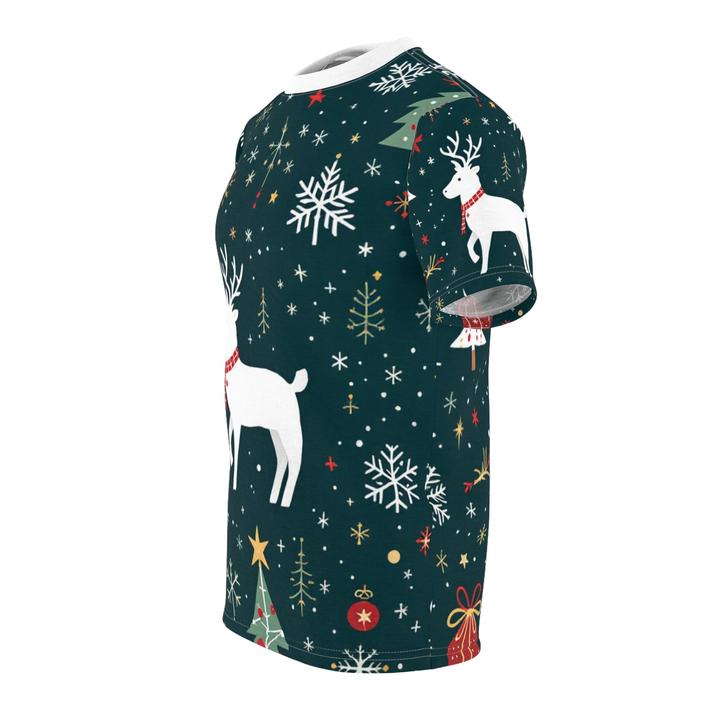 Festive Holiday Reindeer Adult T-Shirt - Cozy & Stylish