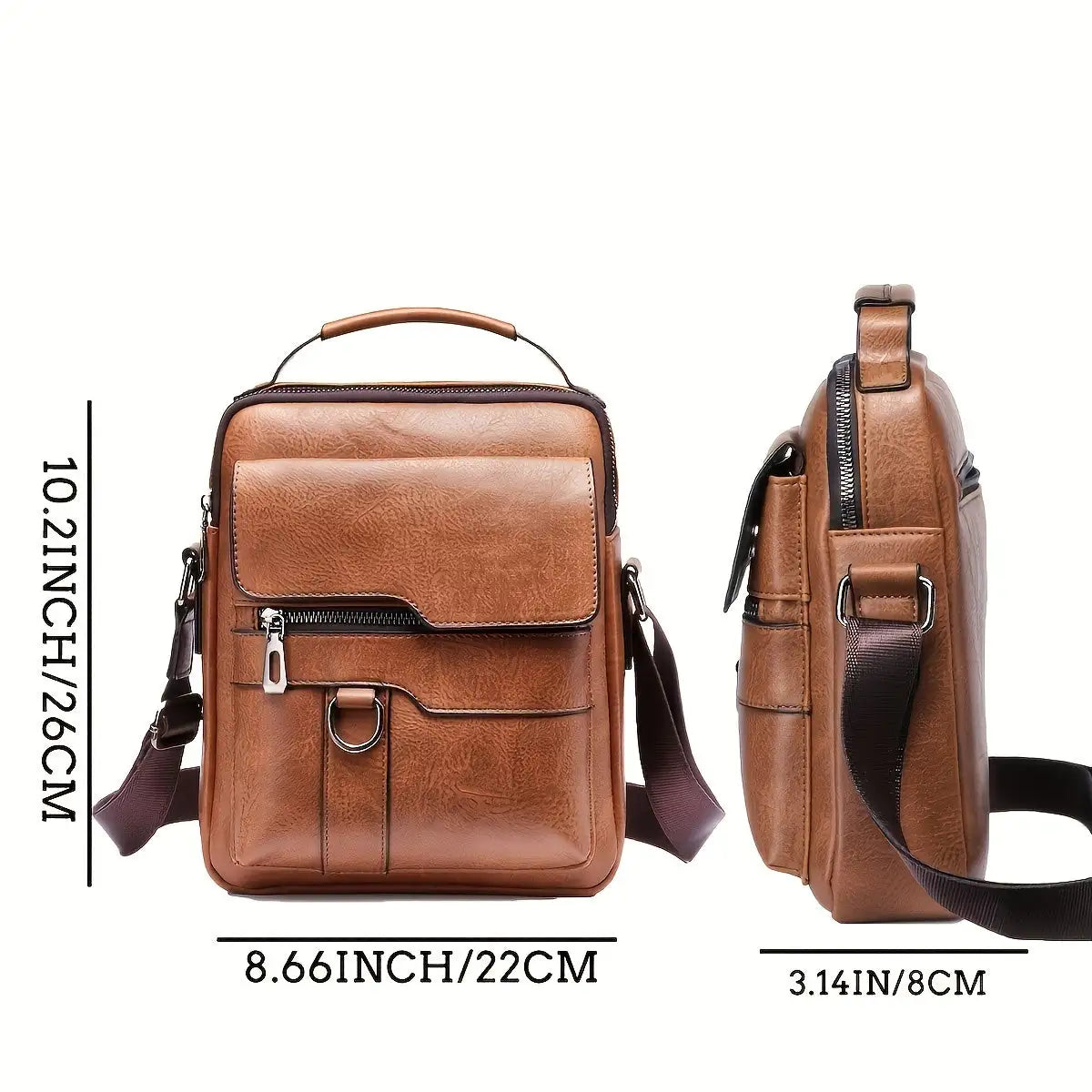 Stylish and Functional Men's Messenger Bag: Perfect for Work and Play