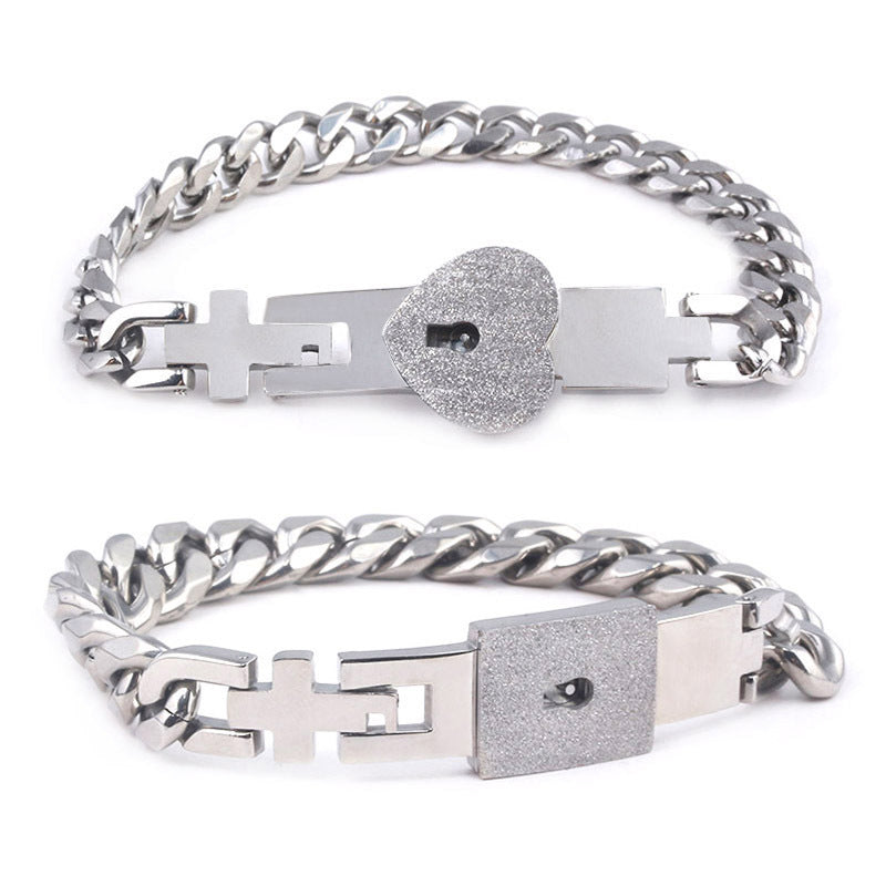 Couple Love Lock, Bracelet, Key Set, Necklace