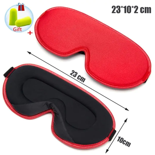 Memory Foam Silk Sleep Mask & Eye Patches for Ultimate Comfort and Relaxation