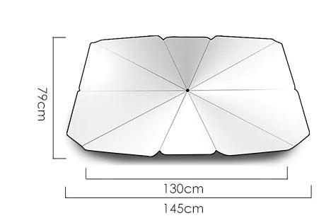 Car Sunshade - Premium UV Protection and Heat Reflector for Your Vehicle