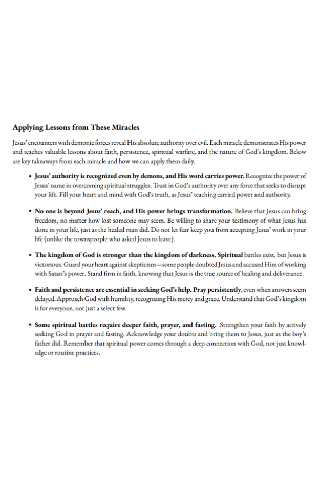 The Miracles of Jesus | Bible Study (Lessons from the New Testament)