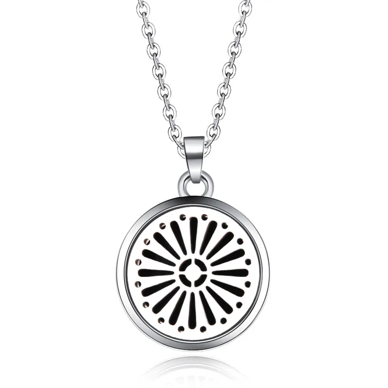 Aromatherapy Pendant Necklace Essential Oil Diffuser for Relaxation and Wellness