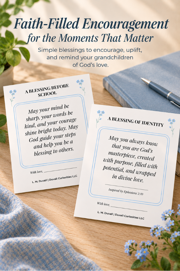 Faith-filled printable grandparent blessings for school and identity, offering Christian encouragement and reminders of God’s love.
