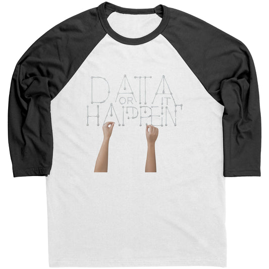 DATA baseball shirt