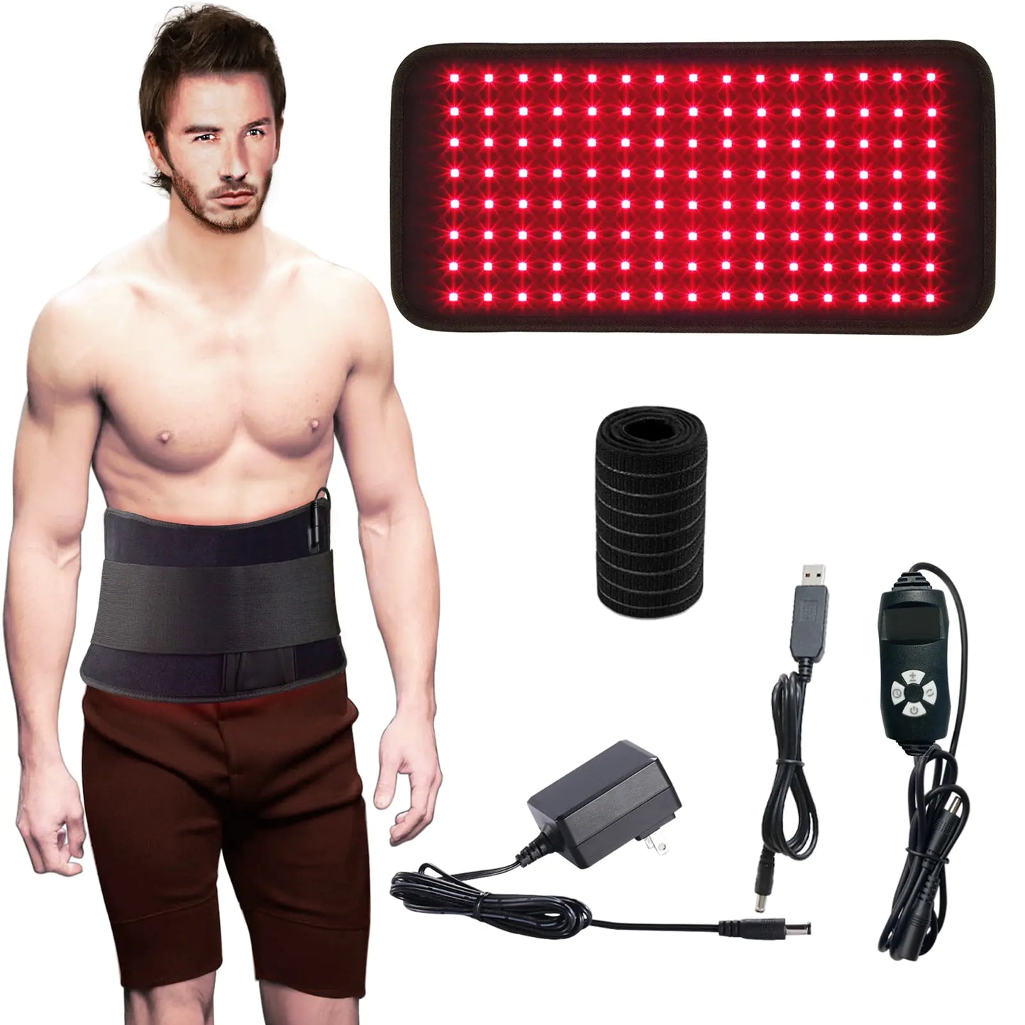 Infrared Light Therapy Belt - Pain Relief and Muscle Relaxation at Home