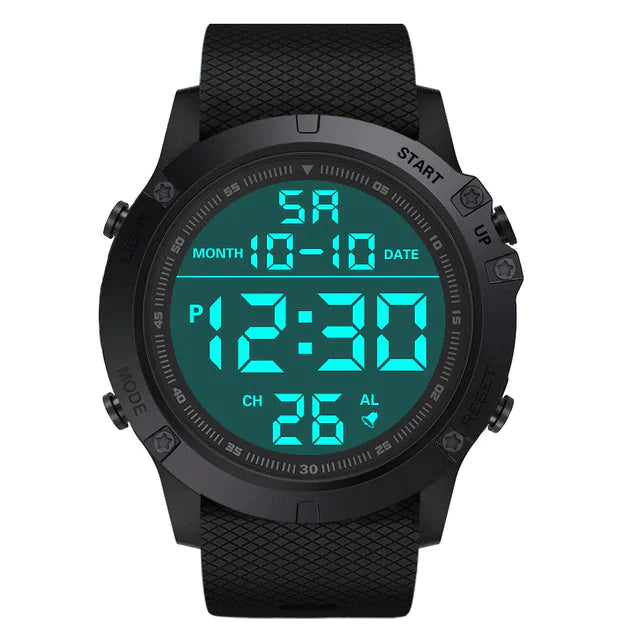 Waterproof Digital Sports Watch Military Tactical LED Backlight Wristwatch