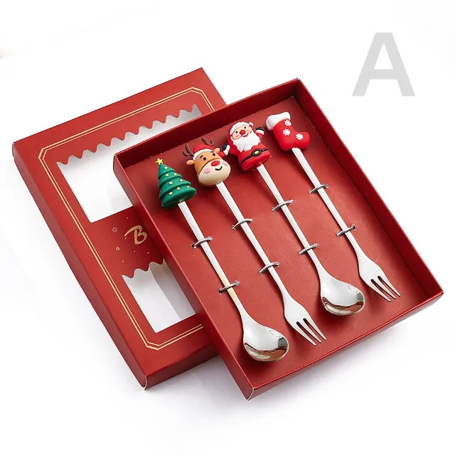 Delightful Christmas Cutlery Set: Perfect for Festive Holiday Gatherings