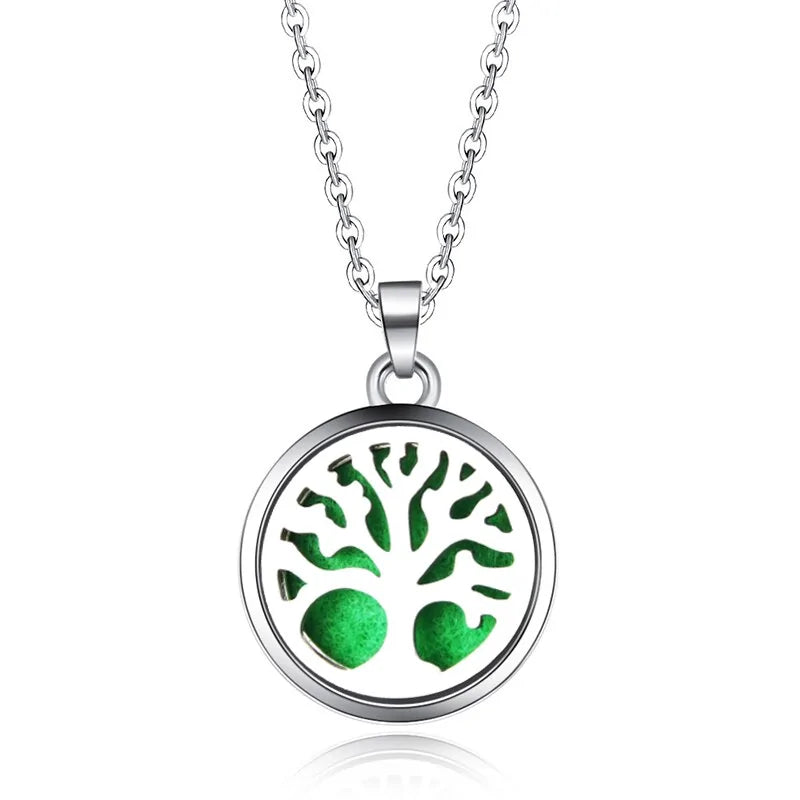 Aromatherapy Pendant Necklace Essential Oil Diffuser for Relaxation and Wellness