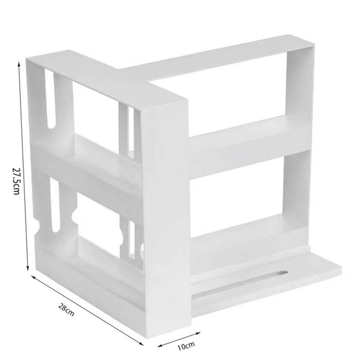 Double Layer Rotating Spice Rack: Organize Your Spices with Ease