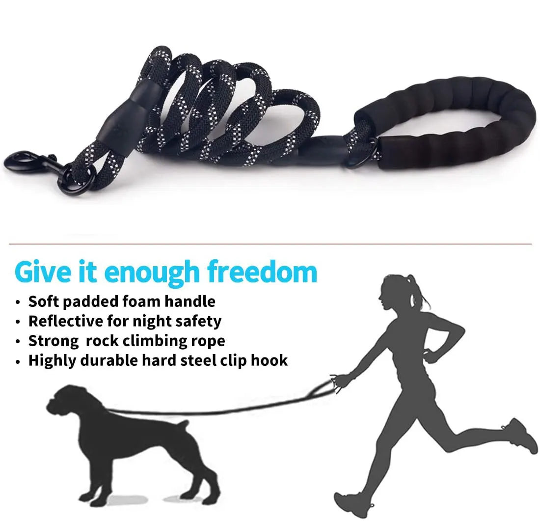 Stay Safe and Stylish: High-Visibility Pet Reflective Leash