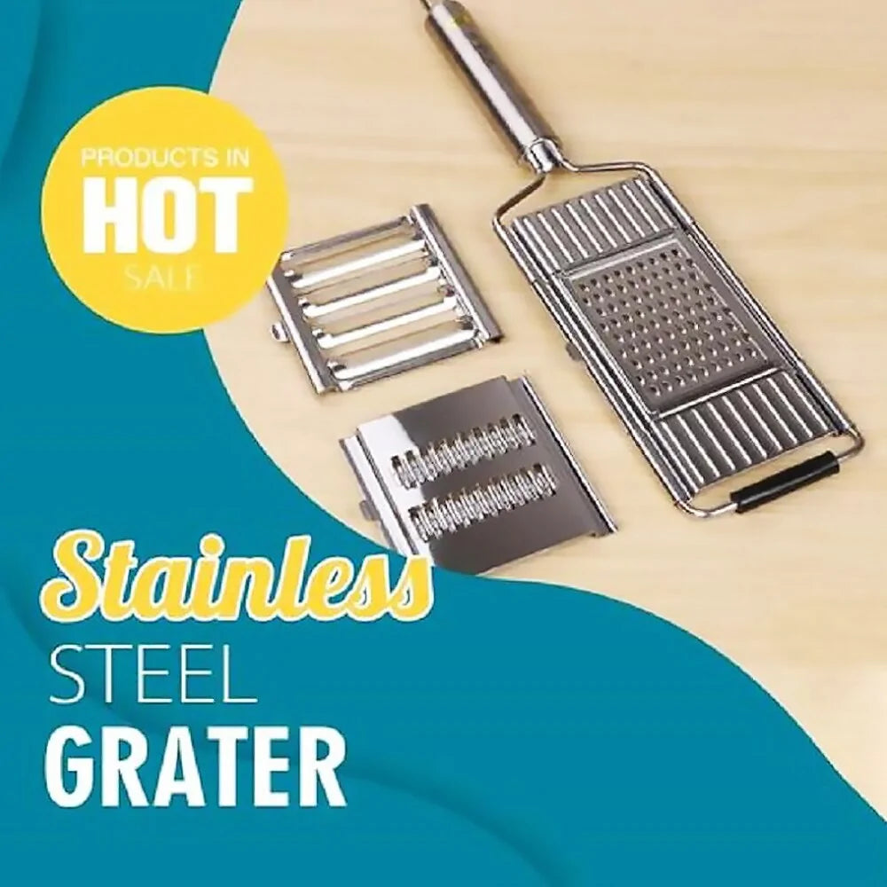 Stainless steel grater set on sale