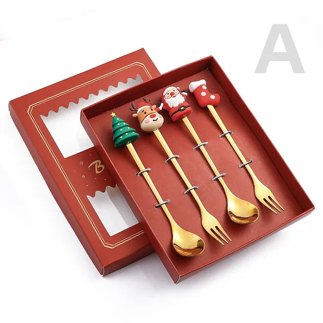 Delightful Christmas Cutlery Set: Perfect for Festive Holiday Gatherings