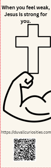 Children’s Coloring Bookmark – Philippians 4:13