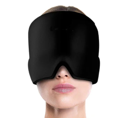 Head Massager & Eye Mask Combo for Ultimate Stress and Pain Relief