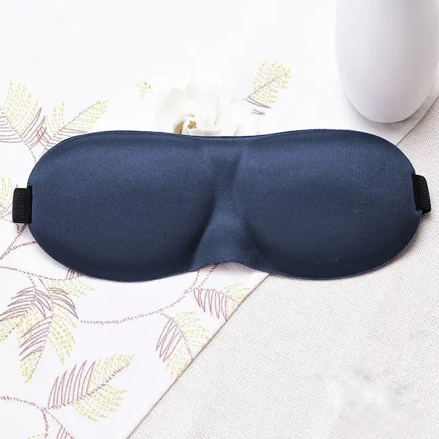 Memory Foam Silk Sleep Mask & Eye Patches for Ultimate Comfort and Relaxation